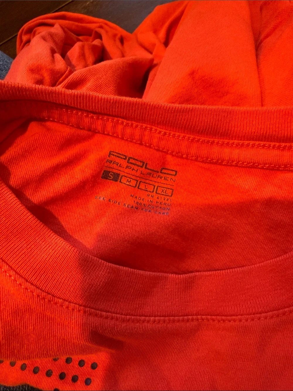 Ralph Lauren bright orange